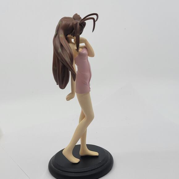 Love Hina Naru Narusegawa Pink Bath Towel Edition 18 scale Epoch statue with box - Picture 13 of 16